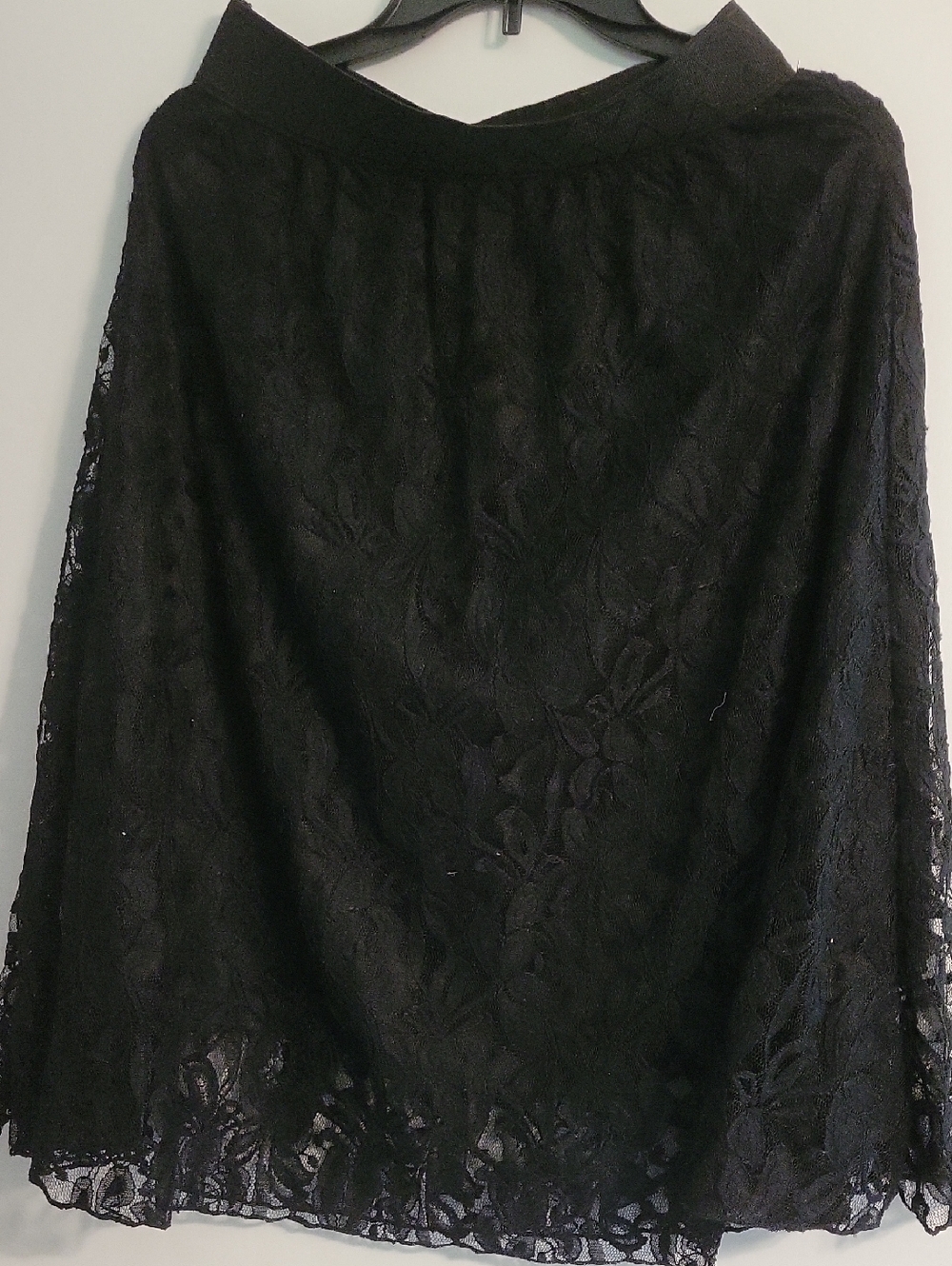 LuLaRoe Black Lace A-Line Skirt